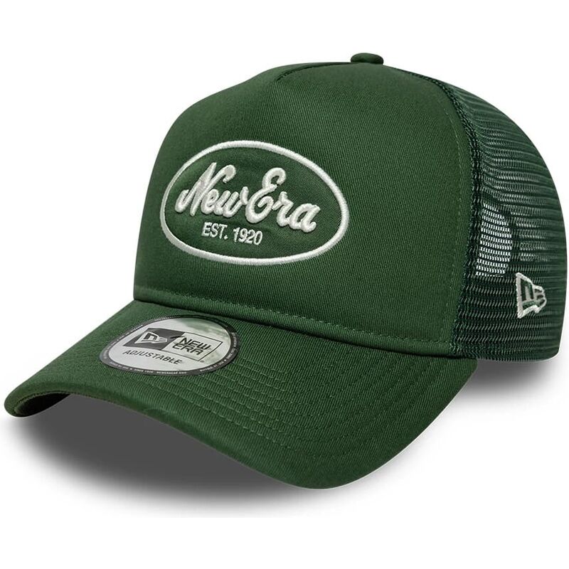 kasketter-buet-gron-snapback-a-frame-oval-patch-foam-af-new-era kasketter-buet-gron-snapback-a-frame-oval-patch-foam-af-new-era