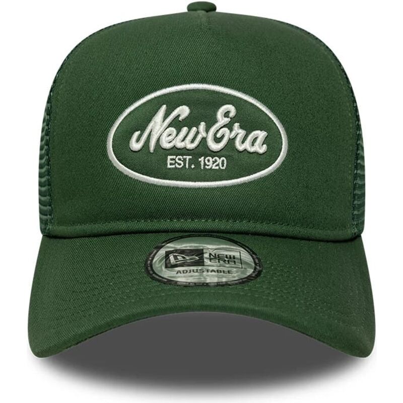 kasketter-buet-gron-snapback-a-frame-oval-patch-foam-af-new-era kasketter-buet-gron-snapback-a-frame-oval-patch-foam-af-new-era