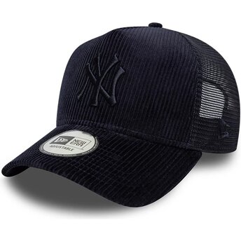 Kasketter buet marineblå snapback A Frame Tonal Cord fra New York Yankees MLB af New Era