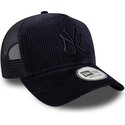 kasketter-buet-marinebla-snapback-a-frame-tonal-cord-fra-new-york-yankees-mlb-af-new-era