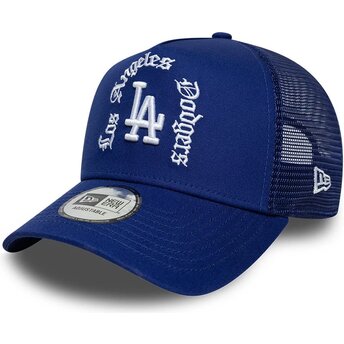 Kasketter buet blå snapback A Frame Wordmark fra Los Angeles Dodgers MLB af New Era