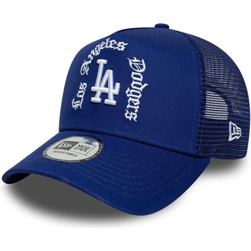 kasketter-buet-bla-snapback-a-frame-wordmark-fra-los-angeles-dodgers-mlb-af-new-era