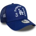 kasketter-buet-bla-snapback-a-frame-wordmark-fra-los-angeles-dodgers-mlb-af-new-era