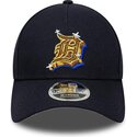 kasketter-buet-marinebla-snapback-9forty-m-crown-a-frame-emblem-fra-detroit-tigers-mlb-af-new-era