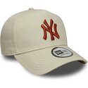 kasketter-buet-beige-snapback-e-frame-league-essential-fra-new-york-yankees-mlb-af-new-era