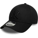 kasketter-buet-sort-snapback-9forty-m-crown-fra-new-york-yankees-mlb-af-new-era