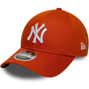 Kasketter buet orange snapback 9FORTY M-Crown fra New York Yankees MLB af New Era