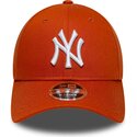 kasketter-buet-orange-snapback-9forty-m-crown-fra-new-york-yankees-mlb-af-new-era