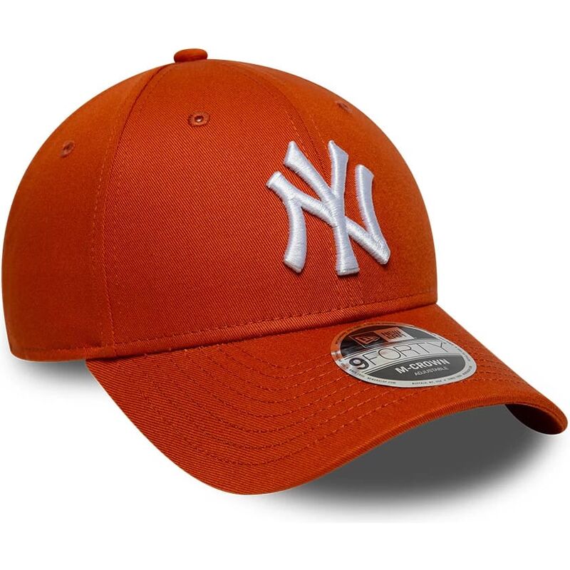 kasketter-buet-orange-snapback-9forty-m-crown-fra-new-york-yankees-mlb-af-new-era kasketter-buet-orange-snapback-9forty-m-crown-fra-new-york-yankees-mlb-af-new-era
