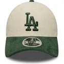 kasketter-buet-beige-snapback-9forty-m-crown-cord-fra-los-angeles-dodgers-mlb-af-new-era
