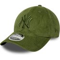 kasketter-buet-gron-justerbar-rem-9forty-m-crown-cord-fra-new-york-yankees-mlb-af-new-era