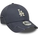 kasketter-buet-gra-justerbar-rem-9forty-stitched-fra-los-angeles-dodgers-mlb-af-new-era