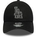 kasketter-buet-sort-justerbar-rem-9forty-metallic-outline-fra-los-angeles-dodgers-mlb-af-new-era