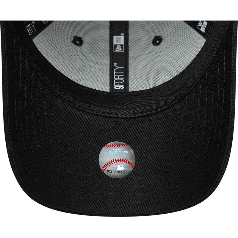 kasketter-buet-sort-justerbar-rem-9forty-metallic-outline-fra-los-angeles-dodgers-mlb-af-new-era