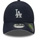 kasketter-buet-marinebla-justerbar-rem-9forty-recycled-fra-los-angeles-dodgers-mlb-af-new-era