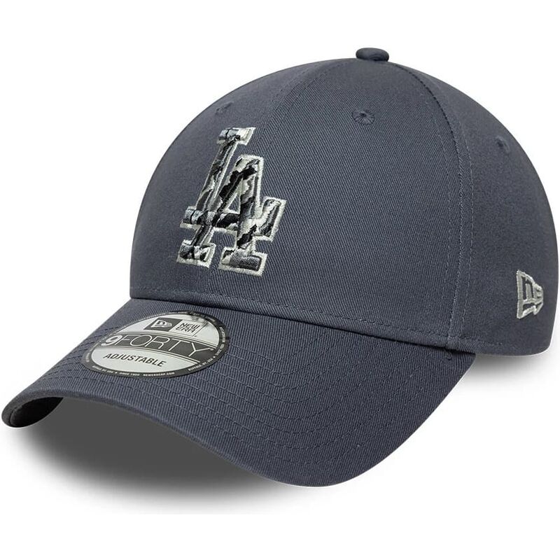 kasketter-buet-gra-justerbar-rem-9forty-outline-camo-fra-los-angeles-dodgers-mlb-af-new-era kasketter-buet-gra-justerbar-rem-9forty-outline-camo-fra-los-angeles-dodgers-mlb-af-new-era
