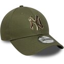 kasketter-buet-gron-justerbar-rem-9forty-outline-camo-fra-new-york-yankees-mlb-af-new-era