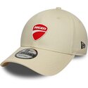kasketter-buet-beige-justerbar-rem-9forty-core-fra-ducati-motor-motogp-af-new-era