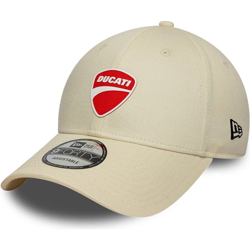 kasketter-buet-beige-justerbar-rem-9forty-core-fra-ducati-motor-motogp-af-new-era