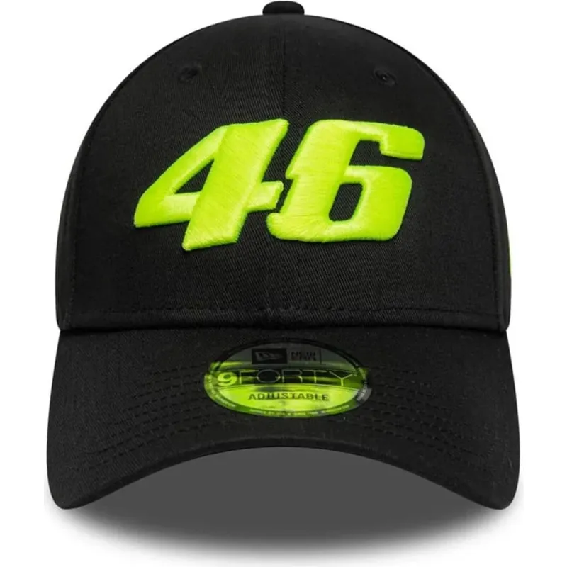 kasketter-buet-sort-justerbar-rem-9forty-wordmark-fra-valentino-rossi-vr46-motogp-af-new-era kasketter-buet-sort-justerbar-rem-9forty-wordmark-fra-valentino-rossi-vr46-motogp-af-new-era
