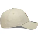 kasketter-buet-beige-justerbar-rem-9forty-faux-pony-infill-fra-los-angeles-dodgers-mlb-af-new-era