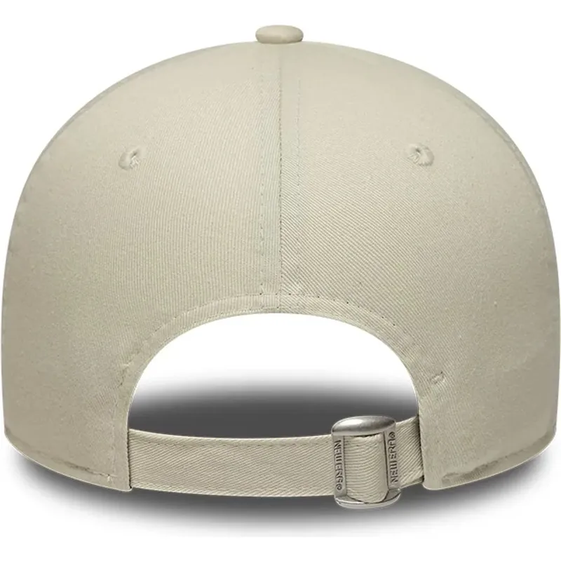 kasketter-buet-beige-justerbar-rem-9forty-faux-pony-infill-fra-los-angeles-dodgers-mlb-af-new-era