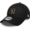 kasketter-buet-sort-justerbar-rem-9forty-faux-pony-infill-fra-new-york-yankees-mlb-af-new-era
