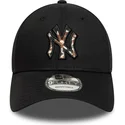 kasketter-buet-sort-justerbar-rem-9forty-faux-pony-infill-fra-new-york-yankees-mlb-af-new-era