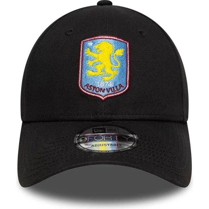 kasketter-buet-sort-justerbar-rem-9forty-core-fra-aston-villa-football-club-premier-league-af-new-era