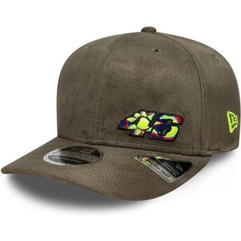 Kasketter buet grøn snapback 9SEVENTY Stretch Snap Flawless fra Valentino Rossi VR46 MotoGP af New Era