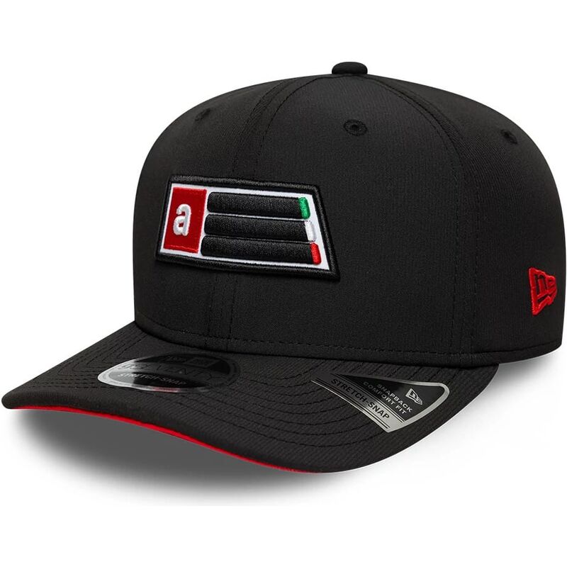 kasketter-buet-sort-snapback-9seventy-stretch-snap-patch-aprilia-piaggio-af-new-era