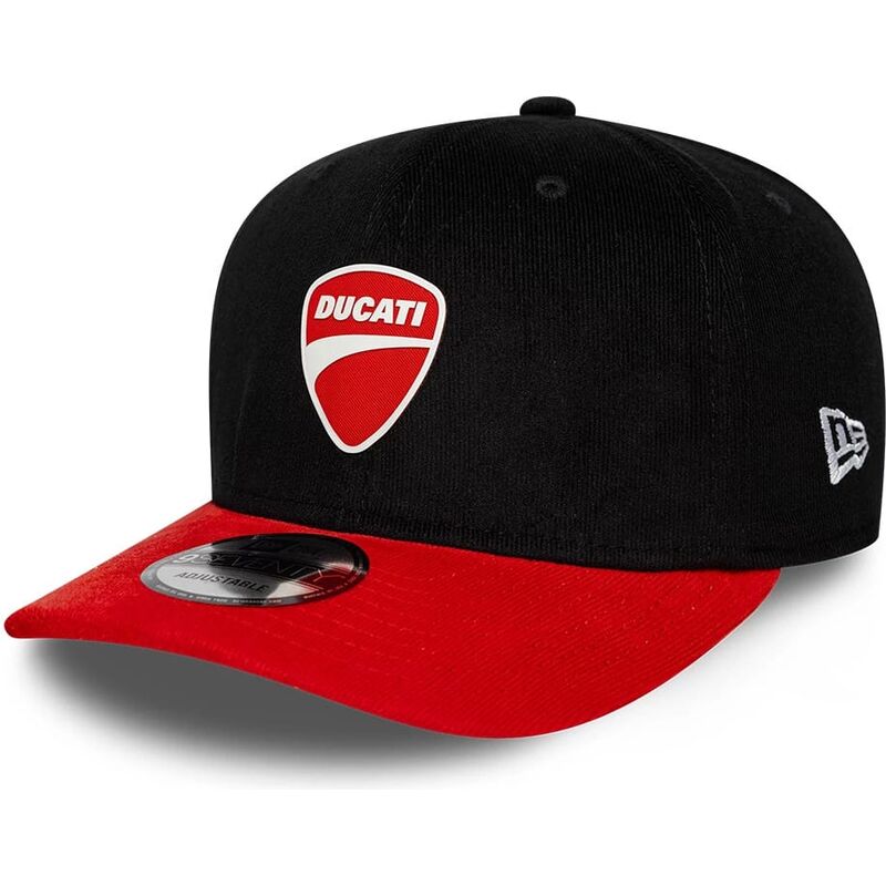 kasketter-buet-sort-snapback-9seventy-stretch-snap-contrast-visor-fra-ducati-motor-motogp-af-new-era