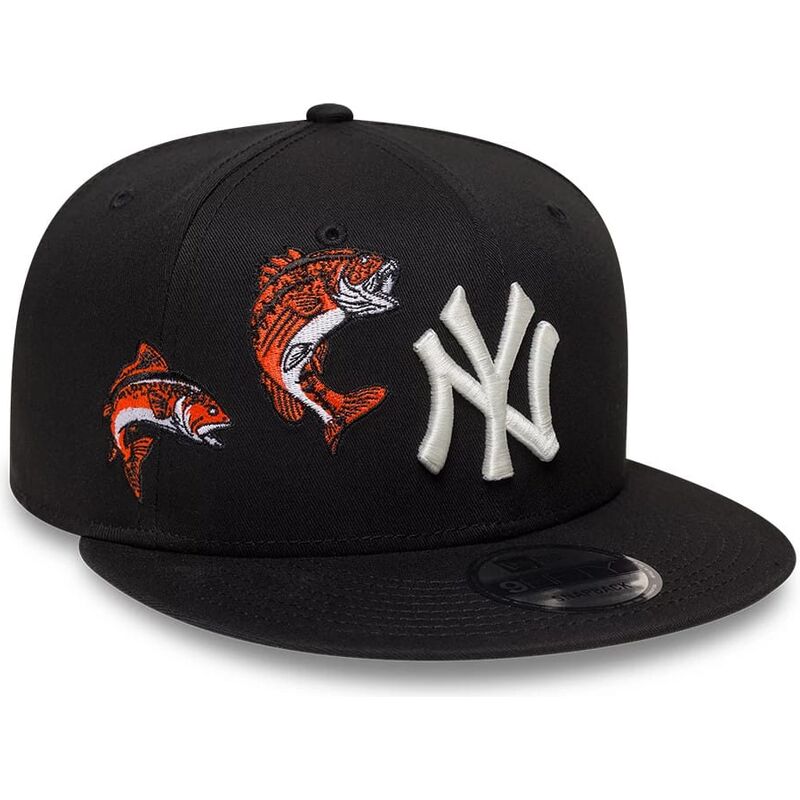 kasketter-flad-sort-snapback-9fifty-outdoor-icon-fra-new-york-yankees-mlb-af-new-era
