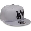 kasketter-flad-gra-snapback-9fifty-outdoor-icon-fra-los-angeles-dodgers-mlb-af-new-era