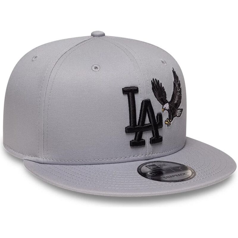 kasketter-flad-gra-snapback-9fifty-outdoor-icon-fra-los-angeles-dodgers-mlb-af-new-era