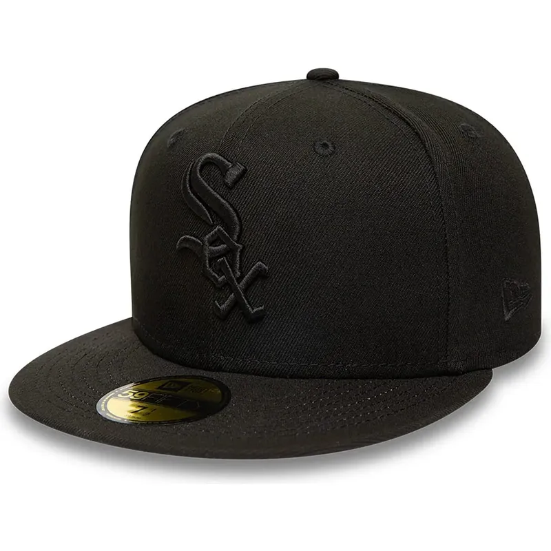 kasketter-flad-sort-tilpasset-59fifty-fra-chicago-white-sox-mlb-af-new-era kasketter-flad-sort-tilpasset-59fifty-fra-chicago-white-sox-mlb-af-new-era