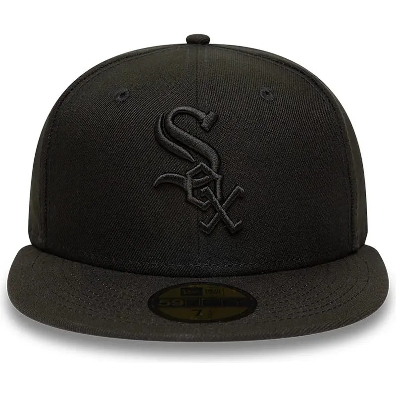 kasketter-flad-sort-tilpasset-59fifty-fra-chicago-white-sox-mlb-af-new-era kasketter-flad-sort-tilpasset-59fifty-fra-chicago-white-sox-mlb-af-new-era