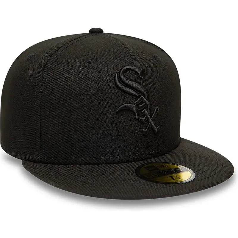 kasketter-flad-sort-tilpasset-59fifty-fra-chicago-white-sox-mlb-af-new-era kasketter-flad-sort-tilpasset-59fifty-fra-chicago-white-sox-mlb-af-new-era