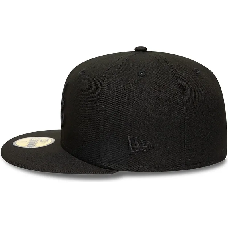 kasketter-flad-sort-tilpasset-59fifty-fra-atlanta-braves-mlb-af-new-era kasketter-flad-sort-tilpasset-59fifty-fra-atlanta-braves-mlb-af-new-era