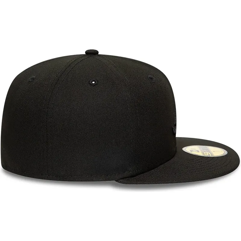 kasketter-flad-sort-tilpasset-59fifty-fra-atlanta-braves-mlb-af-new-era kasketter-flad-sort-tilpasset-59fifty-fra-atlanta-braves-mlb-af-new-era