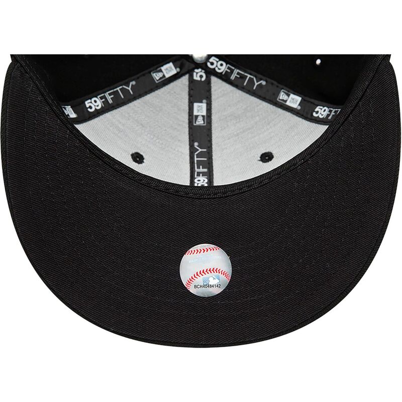 kasketter-flad-sort-tilpasset-59fifty-fra-atlanta-braves-mlb-af-new-era kasketter-flad-sort-tilpasset-59fifty-fra-atlanta-braves-mlb-af-new-era