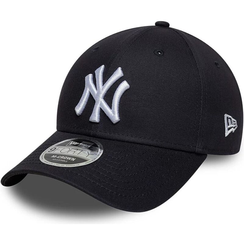 kasketter-buet-marinebla-snapback-9forty-m-crown-side-script-fra-new-york-yankees-mlb-af-new-era