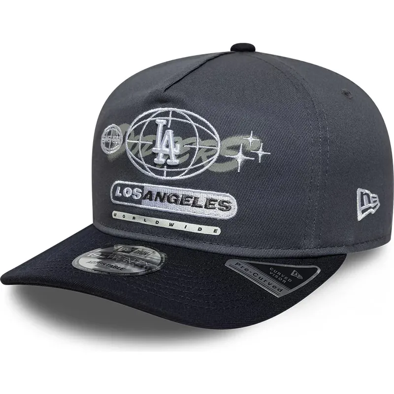 kasketter-buet-gra-snapback-19twenty-graphic-fra-los-angeles-dodgers-mlb-af-new-era