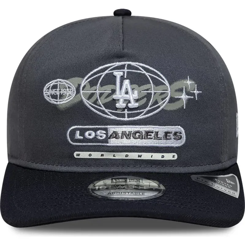 kasketter-buet-gra-snapback-19twenty-graphic-fra-los-angeles-dodgers-mlb-af-new-era