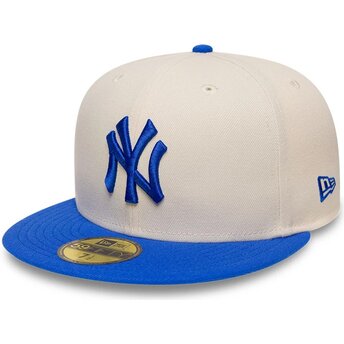 Kasketter flad beige tilpasset 59FIFTY League Essential fra New York Yankees MLB af New Era