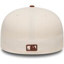 kasketter-flad-brun-tilpasset-59fifty-league-essential-fra-new-york-yankees-mlb-af-new-era
