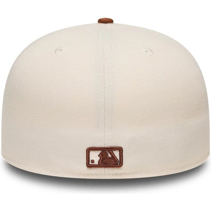 kasketter-flad-brun-tilpasset-59fifty-league-essential-fra-new-york-yankees-mlb-af-new-era