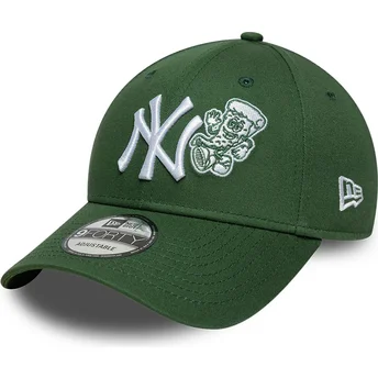 Kasketter buet grøn justerbar rem 9FORTY Food Icon fra New York Yankees MLB af New Era