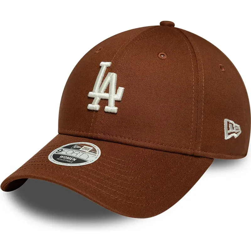 kasketter-buet-brun-justerbar-rem-9forty-league-essential-midi-fra-los-angeles-dodgers-mlb-af-new-era