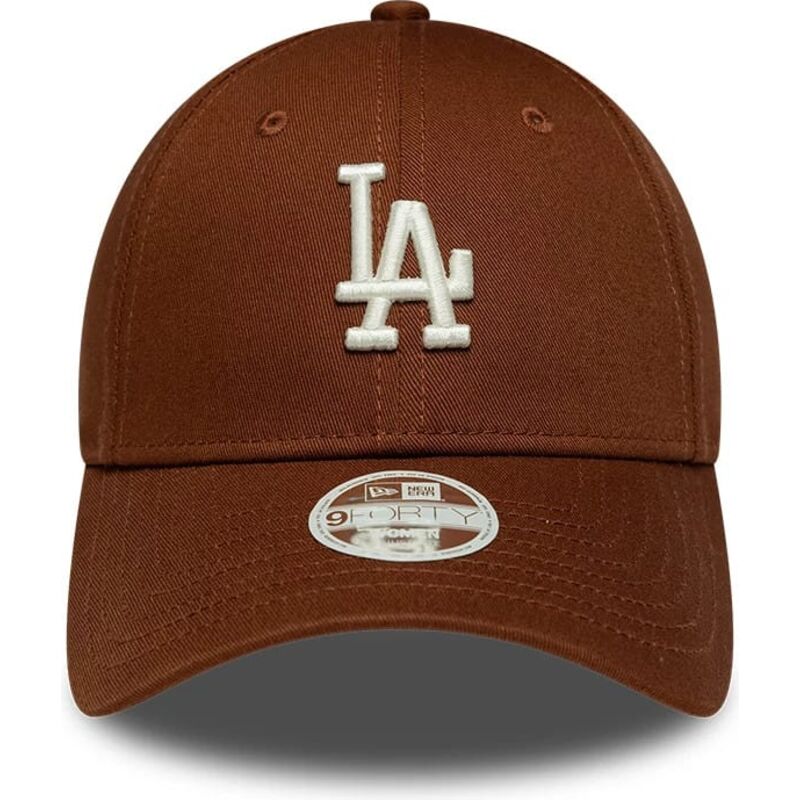 kasketter-buet-brun-justerbar-rem-9forty-league-essential-midi-fra-los-angeles-dodgers-mlb-af-new-era